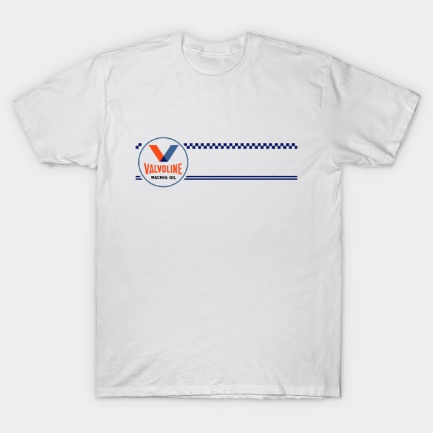 Valvoline Racing Oil Pit Crew T-Shirt by sinewave_labs